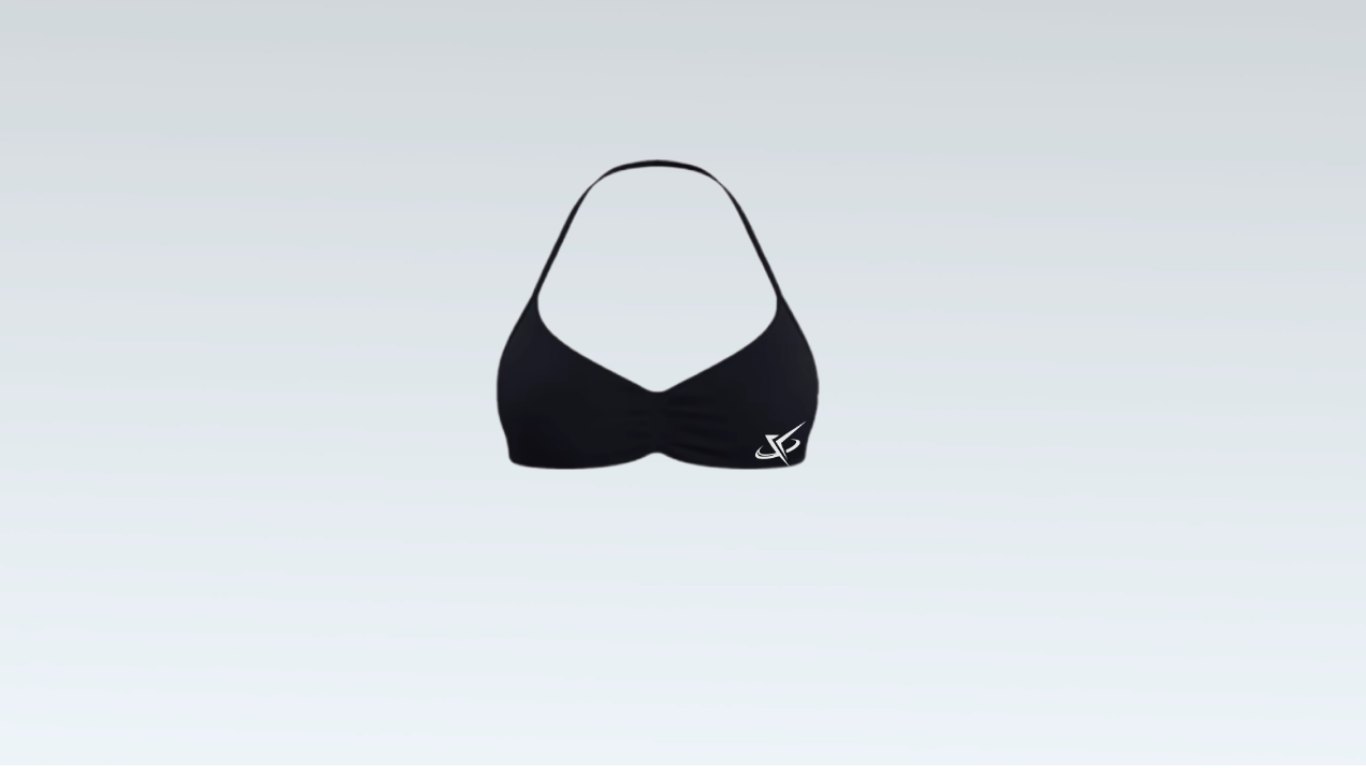 V-Neck Halter Sports Bra